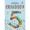 Picture of FOR A FANTASTIC GRANDSON 5 TODAY CARD